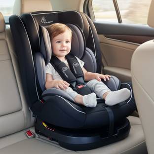 R for Rabbit Jack N Jill Grand ISOFIX Convertible For 0-12 Years Kids, 360 Rotatable Baby Car Seat