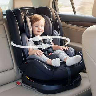 R for Rabbit Jack N Jill Grand ISOFIX Convertible For 0-12 Years Kids, 360 Rotatable Baby Car Seat