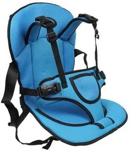 Sahaj Enterprise Baby Car Cushion Seat with Safety Belt for 9 Month to 5 Years Kids Baby Car Seat