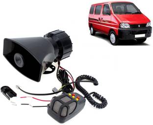 Selifaur 12 Volt Electric Air Horn Siren Speaker With Mic 7 Tone Sound Loud Car Siren Hooter/Ambulance/Siren/Traffic Sound For Eeco Component Car Speaker