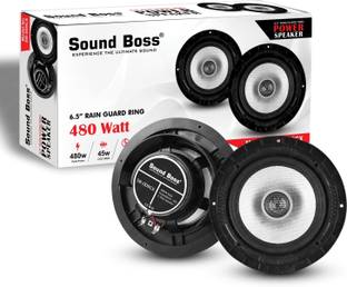 Sound Boss SB-009CX 6.5 Inch 2-Way 480W Max Rain-Guard Coaxial Car Speaker