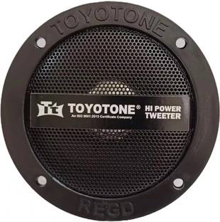 TOYOTONE 3" Inch | 4 Ohm | 60W RMS Power | 100W Peak Power | Cone Tweeter for Home(Grill) 3" Inch | 4 Ohm | 60W RMS Power | 100W Peak Power | Cone Tweeter for Home(Grill) Tweeter Car Speaker