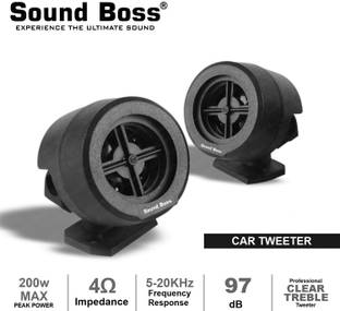 Sound Boss Tweeter High Efficiency SB-TW-200 200W Max Universal Half Dome Car Loud Treble Speaker Tweeter Car Speaker