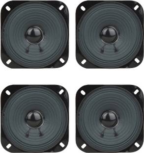 Electronics Crafts Speaker Line cone 4 inch speakar 4 ohm 20 watt 4 pcs speakar (4 ohm 20 watt ) pack of 4 Component Car Speaker