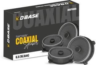 DBASE DBSP6685 6.5 "(16.5 cm) Two Way Coaxial Car Speakers | Max Audio Sound Audio Speaker | Coaxial Car Speaker