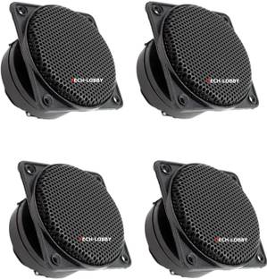 TECH-LOBBY PIEZO M106 PC 4 TL-M106 600W Tweeters – Universal Car Audio Speaker Set (4pcs), Tweeter Car Tweeter Car Speaker