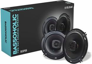 BASSOHOLIC BLSP06 Two Way 6 Inches High Bass Coaxial Car Speaker