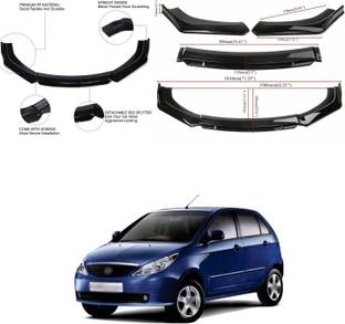 XZRTZ Car Front Bumper Spoiler Splitter Body Kit Side Skirt Front Bumper Guard 30 Matte, Glossy Tata Indica Front Garnish