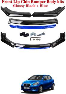 XZRTZ Car Front Bumper Spoiler Splitter Body Kit Side Skirt Front Bumper Guard 307 Matte, Glossy Datsun Go Front Garnish