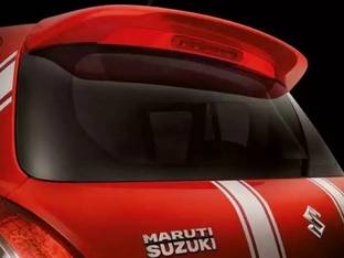 SKT Spoiler for Maruti Suzuki Swift Car for Year 2018-2022 Models in Fire Red Car Spoiler
