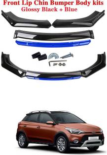 XZRTZ Car Front Bumper Spoiler Splitter Body Kit Side Skirt Front Bumper Guard 341 Matte, Glossy Hyundai i20 Front Garnish