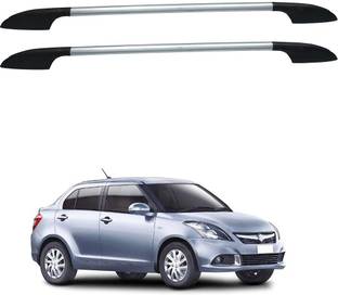CARXTREME Maruti Suzuki Swift Dzire Roof Rails Silver Car Spoiler