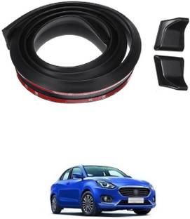 PROEDITION Rear Strip Splitter Spoiler Side Skirt Rubber Carbon FiberFor Swift Dzire Car Spoiler
