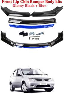 XZRTZ Car Front Bumper Spoiler Splitter Body Kit Side Skirt Front Bumper Guard 368 Matte, Glossy Mahindra Logan Front Garnish