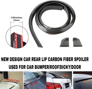 Aklin Boky CAR REAR CARBON FIBER SPOILER 3MM STRIP Car Spoiler