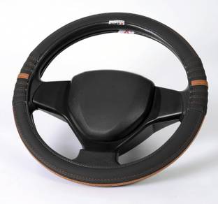 PABLA ENTERPRISES Hand Stiched Steering Cover For Universal For Car Universal For Car