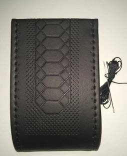 FOXSTON Hand Stiched Steering Cover For Suzuki Santro, WagonR, Etios Liva, New Dzire, Creta