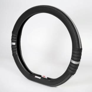 PABLA ENTERPRISES Hand Stiched Steering Cover For Universal For Car Universal For Car