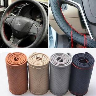 s mangalam Hand Stiched Steering Cover For Hyundai Baleno