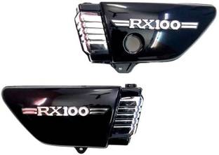 road religion YAMAHA RX100 COMPLETE SIDE PANEL (Black) WITH L / RX100 MONOGRAM Bike Fairing Kit