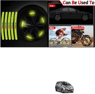 PROEDITION Universal for vehicle Reflective Wheel Rim Stripe Decal Sticker 595 6 mm x 6 m Green Reflective Tape