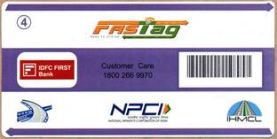 IDFC Fastag for Car & Bike
