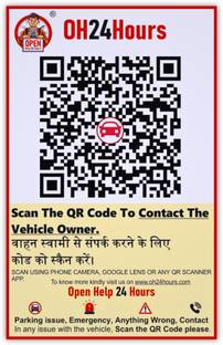 Open Help 24 Hours Sticker & Decal for Car