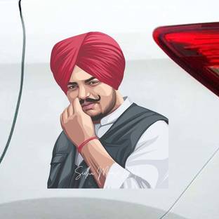 sidhu moose wala Sticker & Decal for Car & Bike