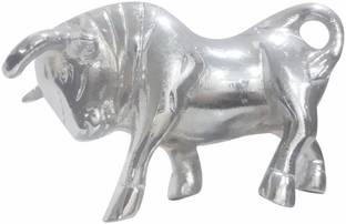 WHEETOYKART Bull Style Bike Styling Emblem Logo for Bullet Bikes (Chrome, 1 PC) Bike Fairing Kit
