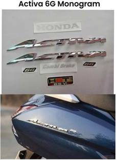 DECAL ARTISTRY Emblem for Scooter
