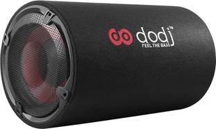 DODJ DSR12 12 inch Active Round Car Bass tube With Inbuilt Imported Amplifier Subwoofer
