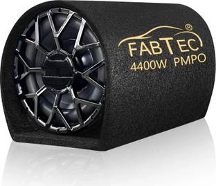 FABTEC Active Car 8 Inch Plug and Play Bass Tube (Built-In Amplifier) Subwoofer