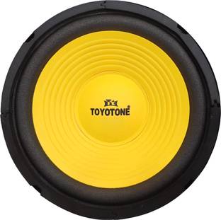 TOYOTONE 8"Inch Rainbow-Yellow HI-FI Woofer Speaker | Copper Coil of 4 Ohms | 90x17 Magnet | 40 Watt for Car and Home Audio System Subwoofer