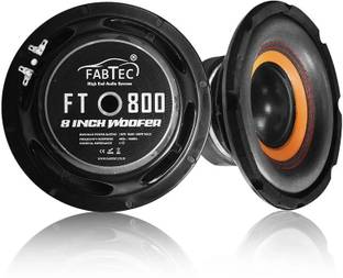 FABTEC 8 Inch Subwoofer with 150W RMS, 4-ohms , 600W Peak Power For Car 90dB Bass Audio Single Magnet, Car Audio System Subwoofer