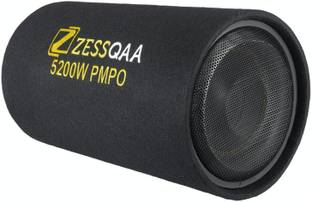 ZESSQAA ZQ-1201BST 12-Inch Active Car Subwoofer Basstube with Inbuilt Amplifier 5200W - Golden Subwoofer