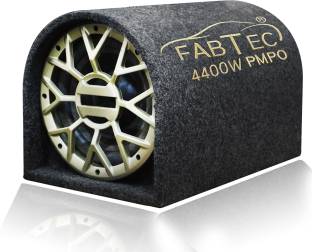 FABTEC Active Car 8 Inch Plug and Play Bass Tube (Built-In Amplifier) Subwoofer