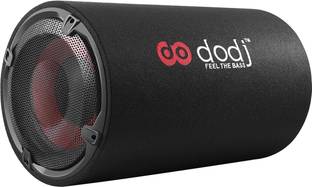 DODJ DSR12 12 inch Active Round Car Bass tube With Inbuilt Imported Amplifier Subwoofer