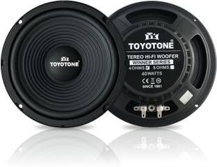 TOYOTONE (Pack of 2) 8" Inch 40 WATTS RMS 4 OHMS Cotton Cone Form Edge WOOFER Speaker (WINNER-SERIES-WOOFER) That is Covered with Sheild BACKCOVER Subwoofer