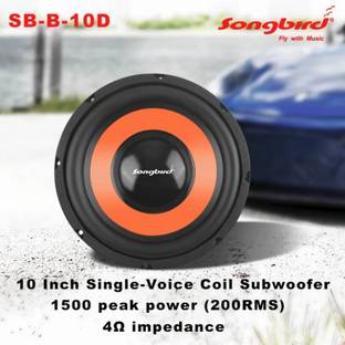 songbird Single_Woofer_10Inch 10 Inch Single Magnet Powered Subwoofer(Peak power:1500W) Subwoofer