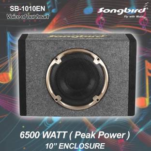 songbird cn_car_subwoofer_10 inch PREMIUM MDF CABINIET ENCLOSURE BOX 6500W MAX SUITABLE FOR CAR & HOME AUDIO Subwoofer