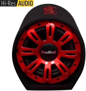 proultim8 basstube D-shape (mdf_subwoofer) 8 Inch Active Basstube Subwoofer