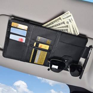 Ezliving EZ-0042 Black Car Sunglass Clip Holder