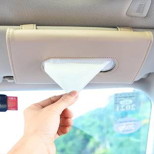 GOLDENEYEHOUSE Car Visor Tissue Holder – Compact Napkin Holder for Vehicles and Trucks Vehicle Tissue Dispenser