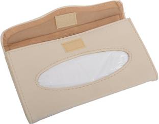 Auto Hub Beige Sun Visor Tissue Dispensor Vehicle Tissue Dispenser