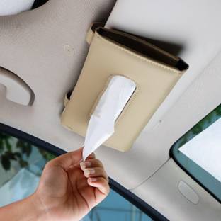 Robustt Car Tissue Holder, Sun Visor Napkin Holder, Car Visor Tissue Holder - Pack of 1 Vehicle Tissue Dispenser