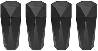 Involve Diamond Shape Car Dustbin/Trash Can - Black - pack 4 Car Trash Bin Bag