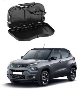 AutooNation Car Interior Storage Foldable MealDrink CupTray Backseat for Tata Punch Cup Holder Tray Table