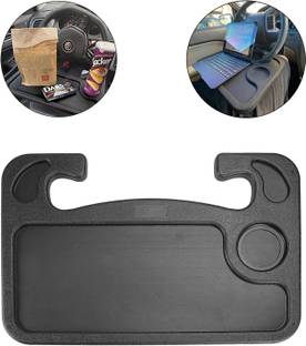 Motopex Multifunctio Food Tray for Car Steering Wheel Tray, Laptop Tray, Drink Holder-03 Cup Holder Tray Table