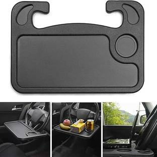 Spotview Multipurpose Steering Wheel Desk | Car Steering Desk |Car Retractable Tray Plate Cup Holder Tray Table