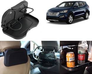 Selifaur FTB55-Multi-Functional Fordable Car Headrest Seat Back Food Tray, Dining Table Cup Holder Tray Table